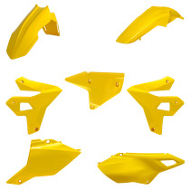 Kit plastiques Restylé POLISPORT - Jaune - Suzuki 400 DR-Z