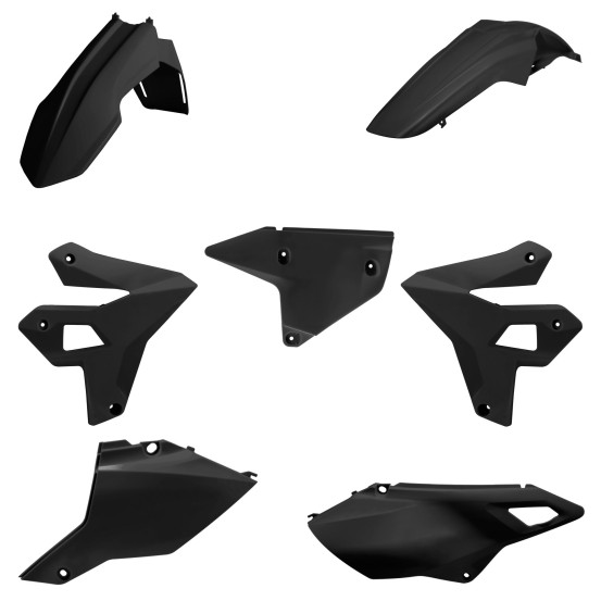 Kit plastiques Restylé POLISPORT - Noir - Suzuki 400 DR-Z