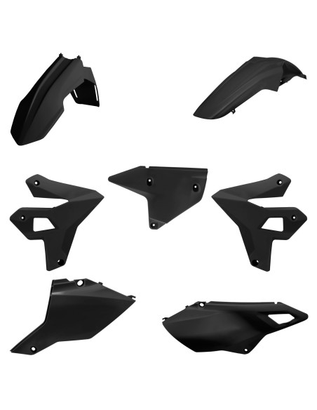 Kit plastiques Restylé POLISPORT - Noir - Suzuki 400 DR-Z