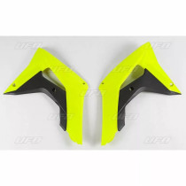Ouies de radiateur - Jaune Fluo - UFO Honda 450 CRF-RX 2017-2018