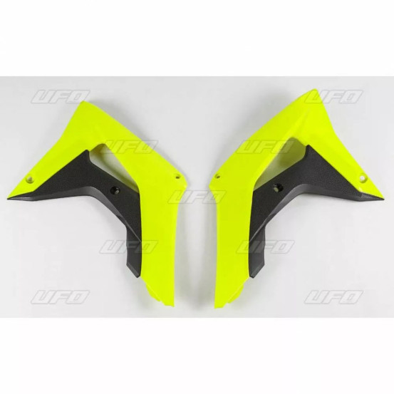 Ouies de radiateur - Jaune Fluo - UFO Honda 450 CRF-RX 2017-2018
