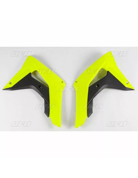 Ouies de radiateur - Jaune Fluo - UFO Honda 450 CRF-RX 2017-2018
