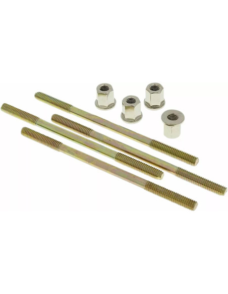 Goujons et écrous moteur M6 NARAKU Aprilia/Derbi/Gilera/Honda/Hyosung/Italjet/Kawasaki/Peugeot/Piaggio/Vespa 50cc