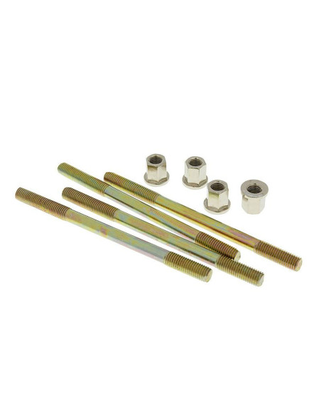 Goujons et écrous moteur M7 NARAKU Aprilia/Benelli/Beta/CPI/Derbi/Gilera/Kawasaki/Malaguti/MBK/Peugeot/PGO/Piaggio/Rieju/Yamaha