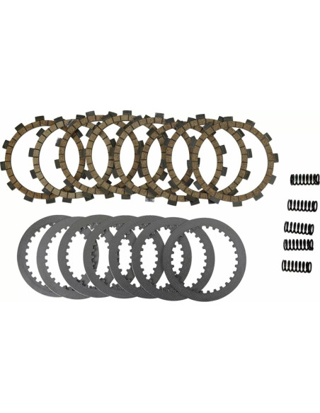 Kit embrayage PROX disque garnis, lisses, ressorts Yamaha 125 YZ