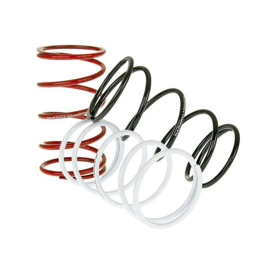 Set de 3 ressorts de pousée V2 NARAKU Aprilia/Benelli/Beta/CPI/Derbi/Generic/Hyosung/Italjet/Kawasaki/Keeway/Kymco/Malaguti/M..