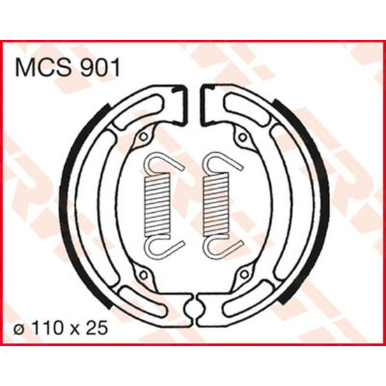 Machoires de frein TRW MCS 901