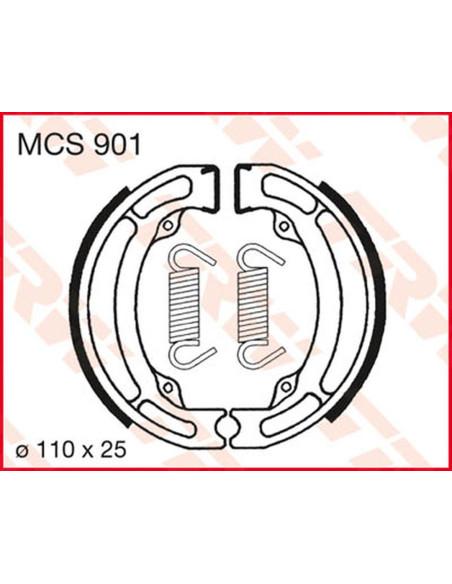 Machoires de frein TRW MCS 901