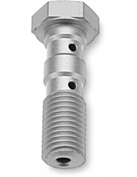 Vis de banjo double 10x1.25 Aluminium Gris