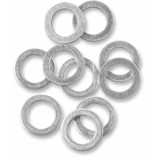 Rondelles aluminium diamètre 10mm pour raccord et banjo TRW