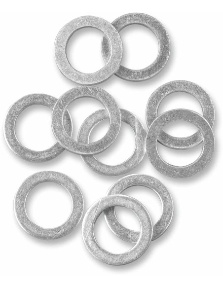 Rondelles aluminium diamètre 10mm pour raccord et banjo TRW