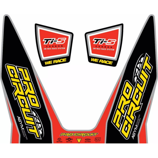 Stickers de silencieux Pro Circuit TI-5