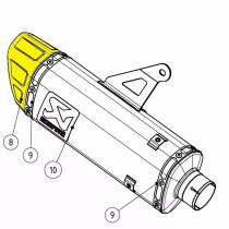Embout de silencieux AKRAPOVIC