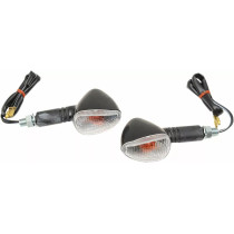 Clignotants Universels Noirs K&S (la paire)