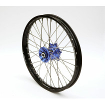 Roue avant complète ART (21x1,60) KTM/Husqvarna Jante Noire / Moyeu Bleu