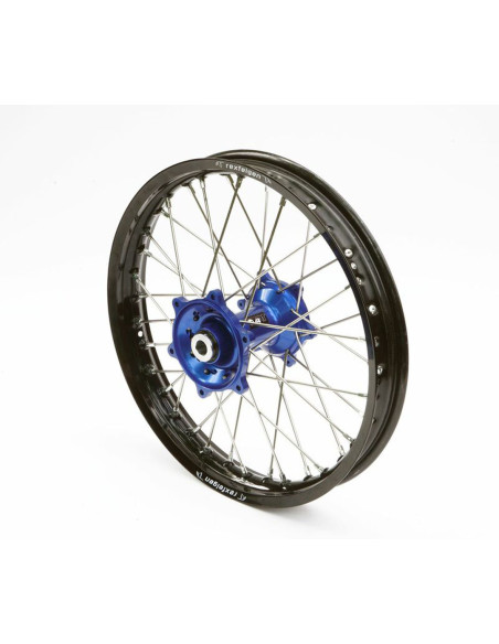 Roue arrière complète ART (19x2.15) KTM/Husqvarna Jante Noire / Moyeu Bleu