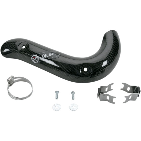 Protection carbone Moose Racing pour collecteur Pro Circuit Honda KTM Yamaha