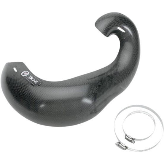 Protection carbone Moose Racing pour pot Origine KTM 200 EXC 2006-2015