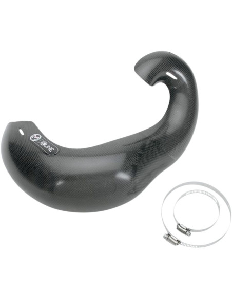 Protection carbone Moose Racing pour pot Origine KTM 200 EXC 2006-2015