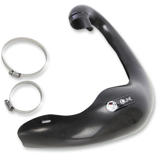 Protection carbone Moose Racing pour pot FMF Gnarly seulement Husqvarna 250/300 TE 2017-2018 250 TC 2017-2018 KTM 250 SX 2017..