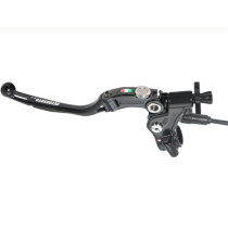 Levier d'embrayage repliable RST + cocotte Racing ACCOSSATO - Noir - Emplacement pour capteur - Empattement 24mm