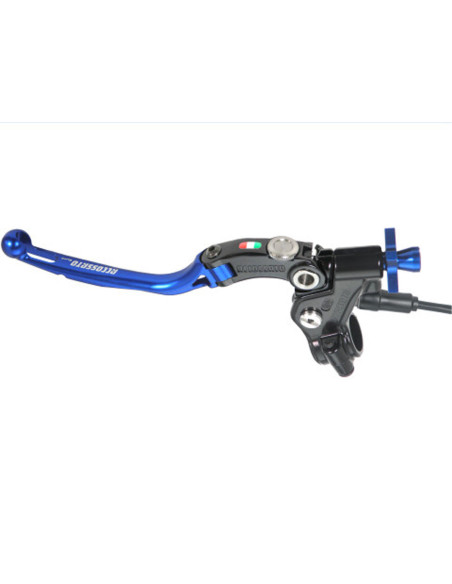 Levier d'embrayage repliable + cocotte Racing ACCOSSATO - Noir - Emplacement pour capteur - Empattement 32mm