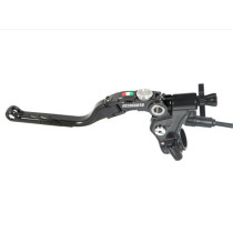 Levier d'embrayage repliable Revolution + cocotte ACCOSSATO - Noir - Capteur inclus - Empattement 29mm