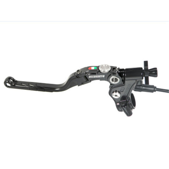 Levier d'embrayage repliable Revolution + cocotte ACCOSSATO - Noir - Capteur inclus - Empattement 29mm