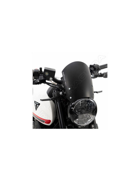 Saute vent BARRACUDA CLASSIC aluminium Triumph Trident 660 2021 Noir