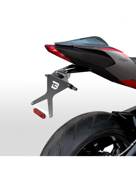 Support de plaque BARRACUDA TRIUMPH STREET TRIPLE R 2013