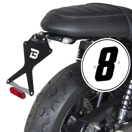 Support de Plaque BARRACUDA Triumph Street Twin 2015-2020