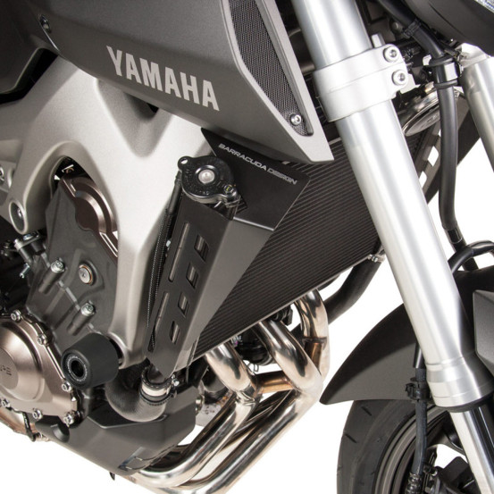 Ecopes Radiateurs BARRACUDA Yamaha MT-09 2014-2016 noir