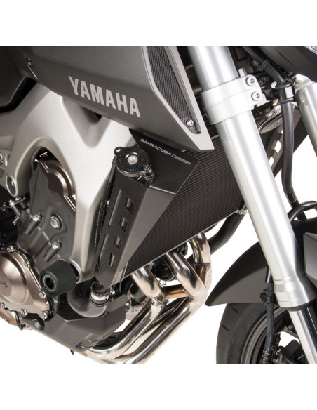 Ecopes Radiateurs BARRACUDA Yamaha MT-09 2014-2016 noir
