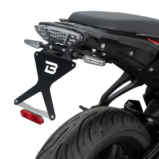 Support de Plaque BARRACUDA Yamaha 700 Tracer 2020 (Clignotants d'origine)