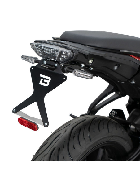 Support de Plaque BARRACUDA Yamaha 700 Tracer 2020 (Clignotants d'origine)
