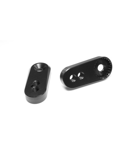 Kit de déport et réglages + 30-40mm pour repose pieds GILLES TOOLING - Noir - BMW S 1000 RR 2019-2020 Ducati 800 Scrambler 20..