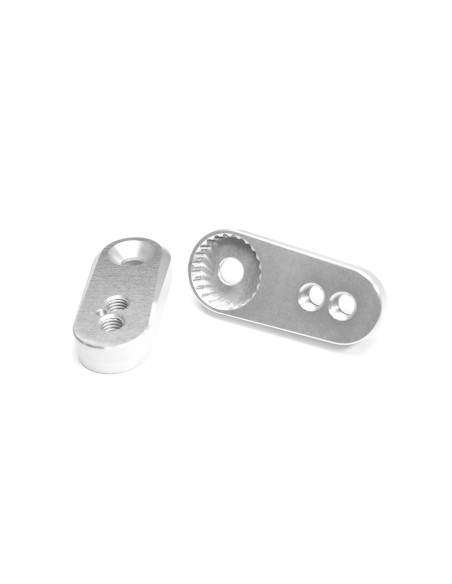 Kit de déport et réglages + 30-40mm pour repose pieds GILLES TOOLING - Argent - BMW S 1000 RR 2019-2020 Ducati 800 Scrambler ..
