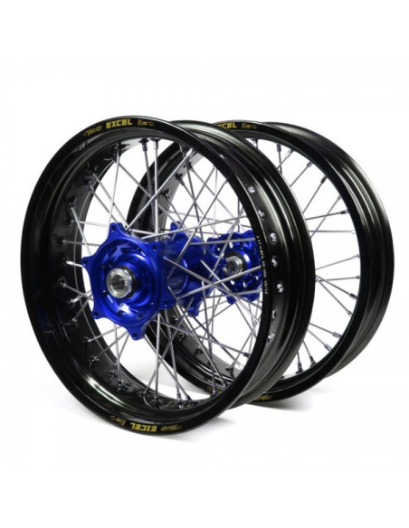 Jante arrière complète supermotard HUSQVARNA TE - FE - Cercle Excel - Moyeu Haan Wheels