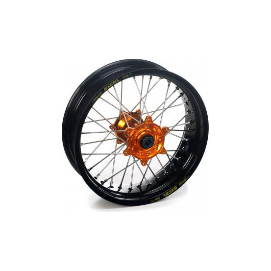 Jante arrière complète supermotard KTM - Cercle Excel - Moyeu Haan Wheels