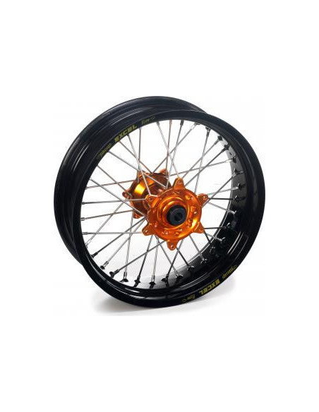 Jante arrière complète supermotard KTM - Cercle Excel - Moyeu Haan Wheels