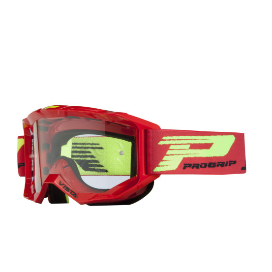 Masque cross PROGRIP 3303 Vista - Rouge Ecran clair