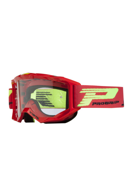 Masque cross PROGRIP 3303 Vista - Rouge Ecran clair