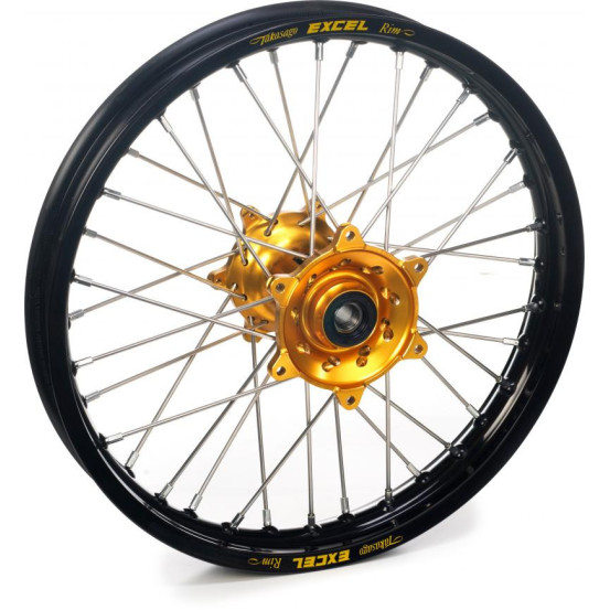 Roue arrière complète HAAN WHEELS (19x2,15) KTM, jante noire, moyeu