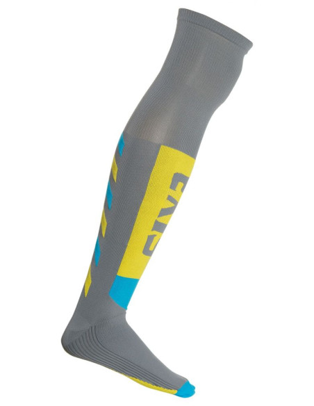 Chaussettes hautes moto SIXS Mot S - Gris