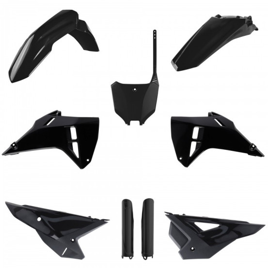 Kit plastiques - Noir - Polisport Honda 250 / 450 CRF-R 2025-2026