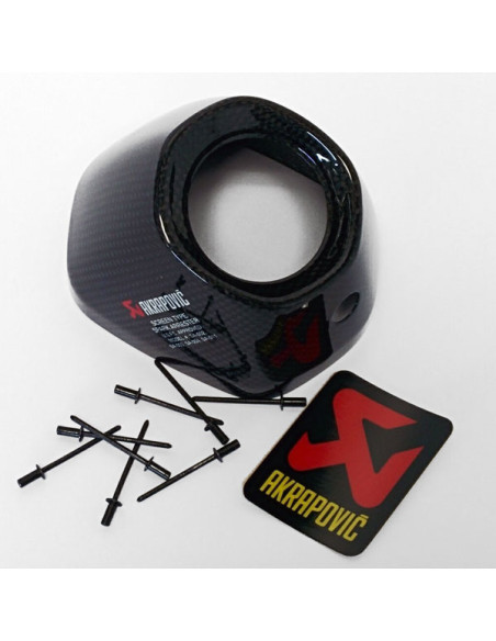Embout de silencieux AKRAPOVIC Carbone V-EC63