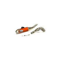 Ligne complète alu orange HGS KTM 450 SXF 2019-2021 Husqvarna 450 FC 2019-2021 GasGas 450 MCF 2021