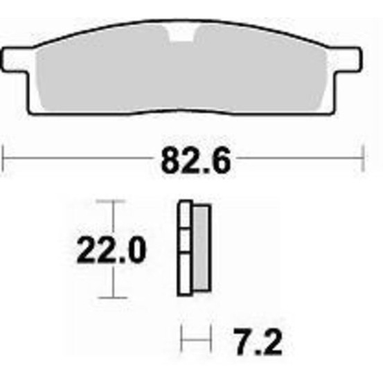 Plaquettes de frein BRAKING 705CM44