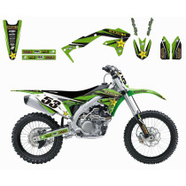 Kit déco Blackbird ROCKSTAR ENERGY Kawasaki KX250F 13-16