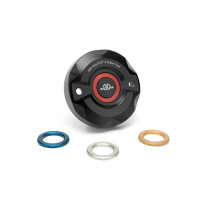 Couvercle de réservoir de maitre cylindre de frein GILLES TOOLING - Noir - Aprilia/Ducati/Husqvarna/Indian/Kawasaki/KTM/Trium..